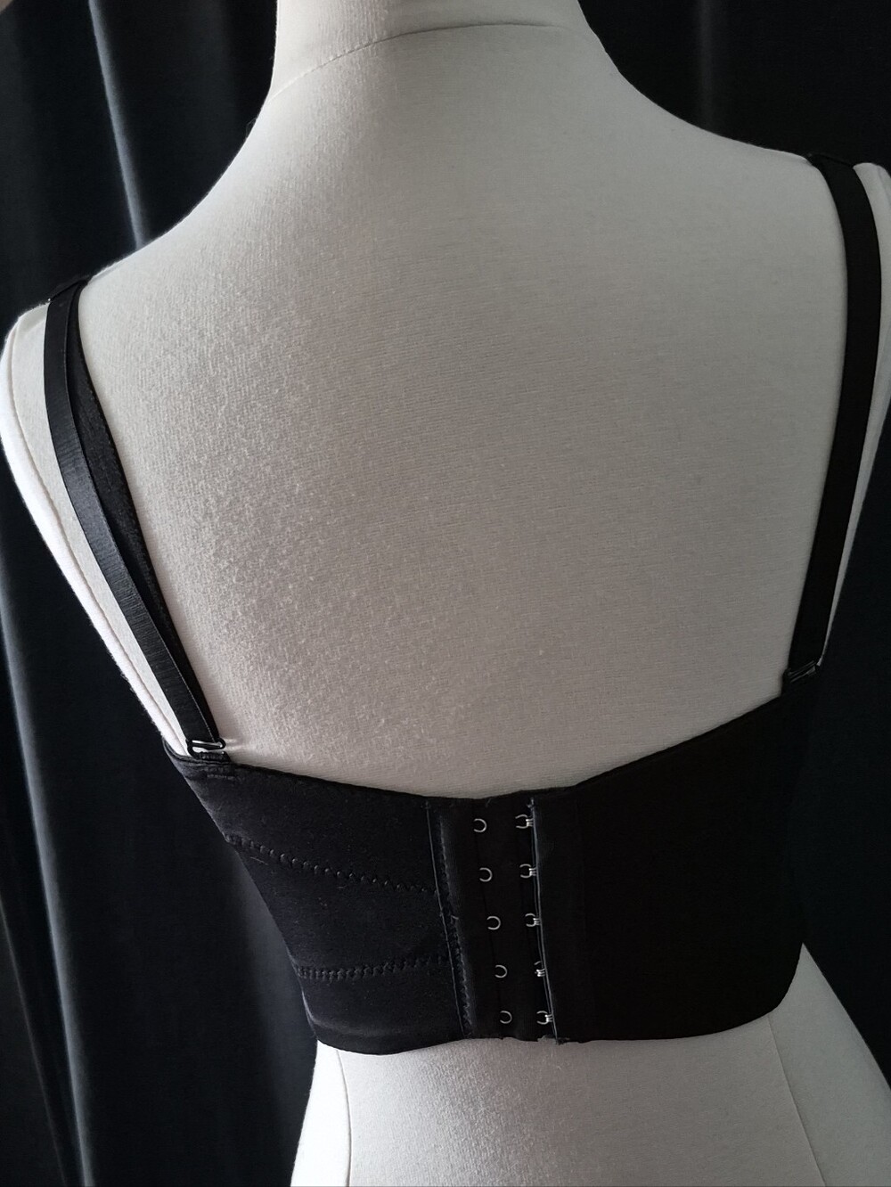 Black and Gold Embellished Bustier With Mirror - Picture 3 of 10